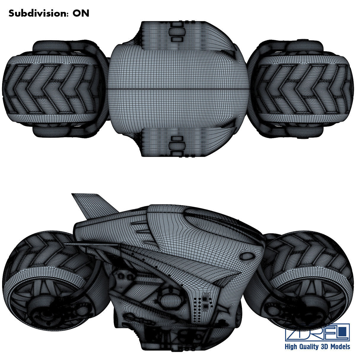 Cyber cycle 3D model_16