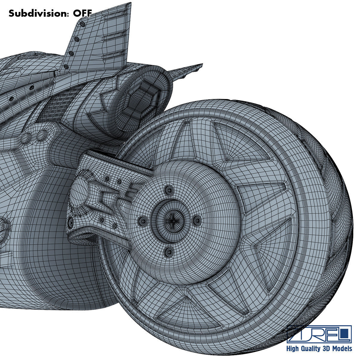 Cyber cycle 3D model_21