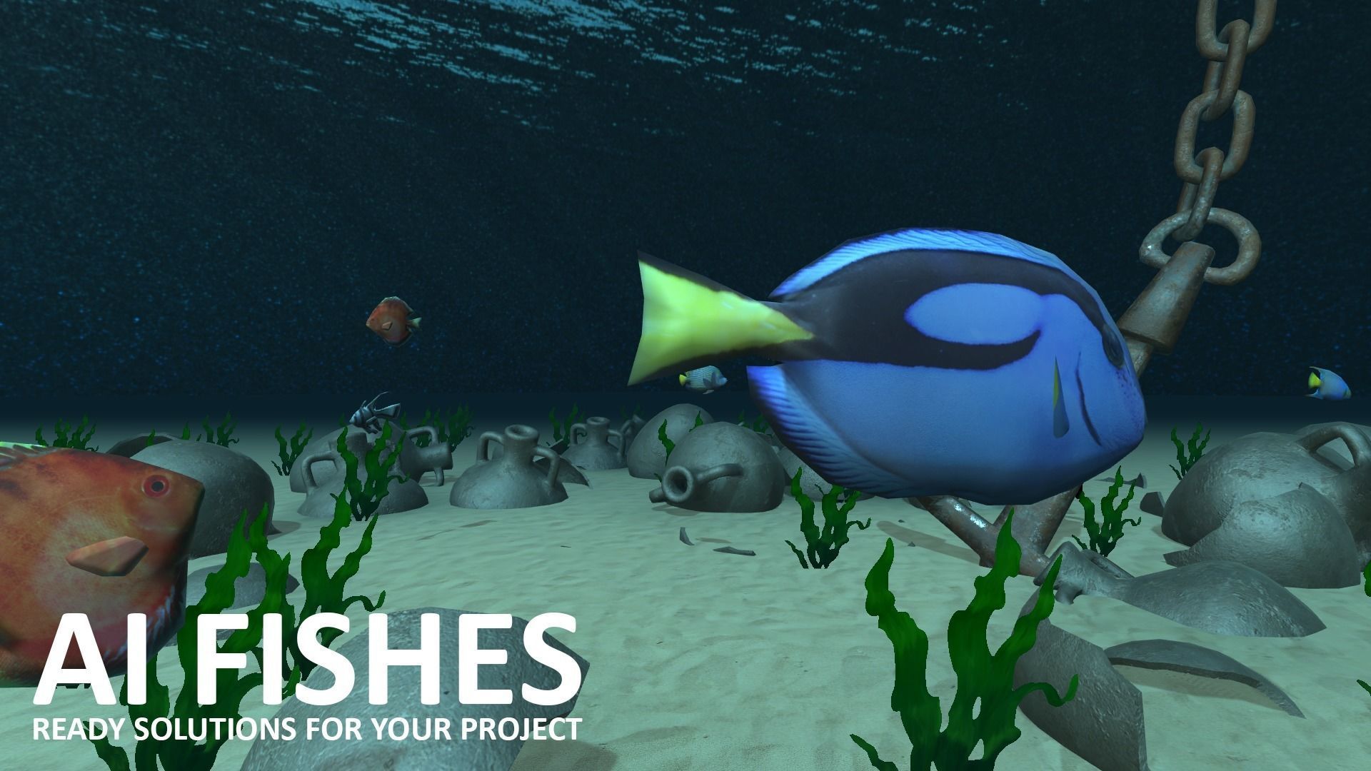 AI Fishes - ready solutions for your project for Unity Low-poly 3D model_24