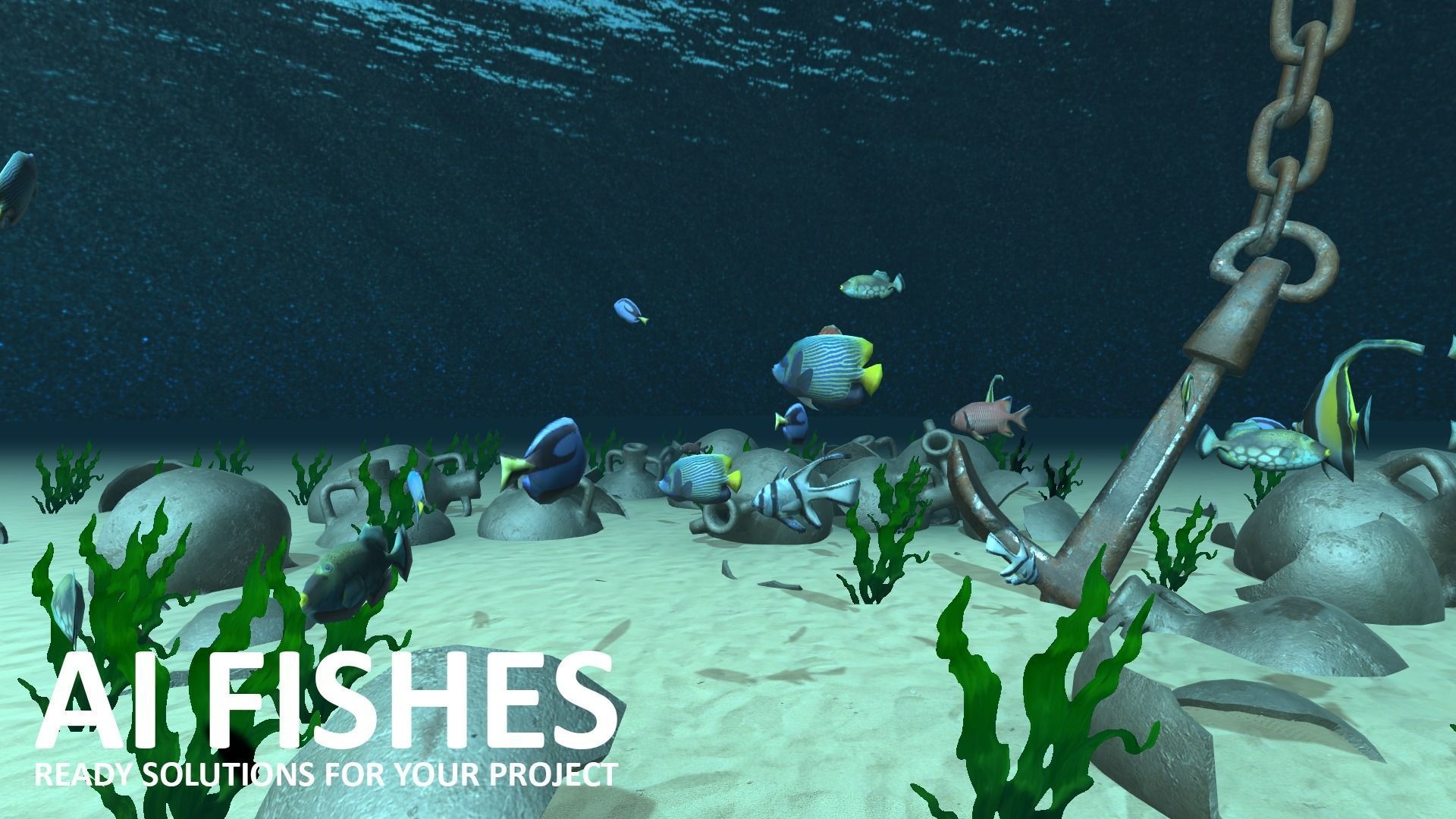 AI Fishes - ready solutions for your project for Unity Low-poly 3D model_21