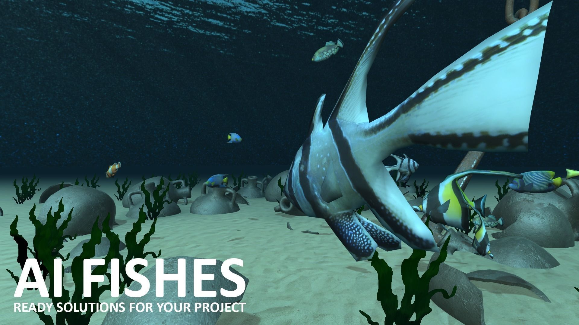 AI Fishes - ready solutions for your project for Unity Low-poly 3D model_17