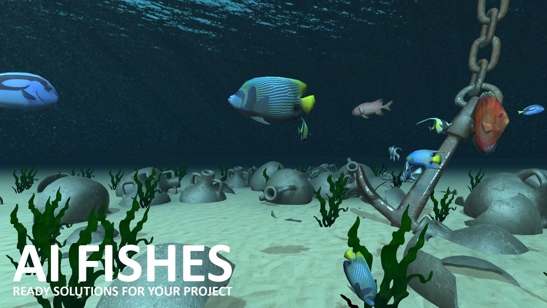 AI Fishes - ready solutions for your project for Unity Low-poly 3D model_15