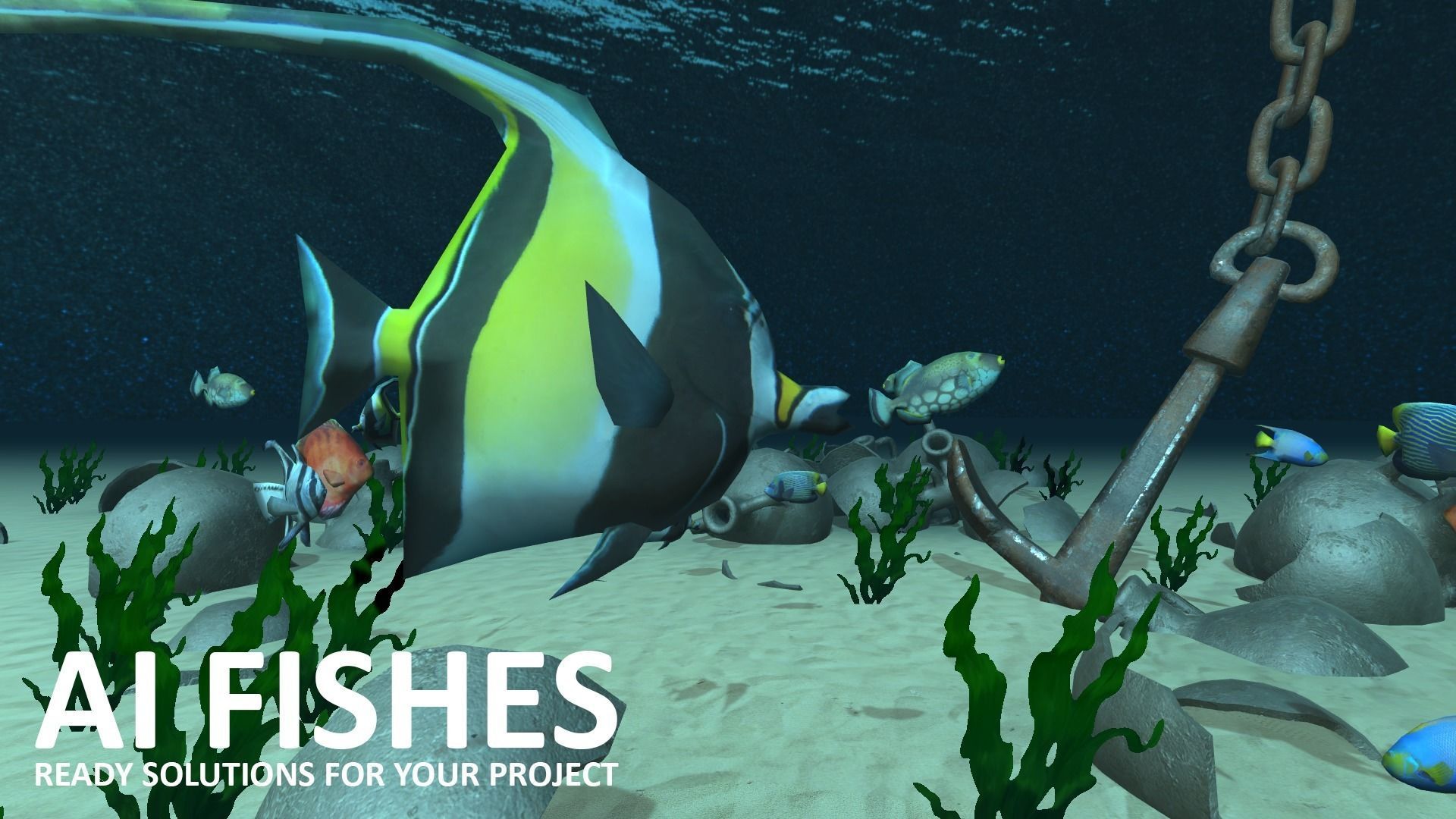 AI Fishes - ready solutions for your project for Unity Low-poly 3D model_23
