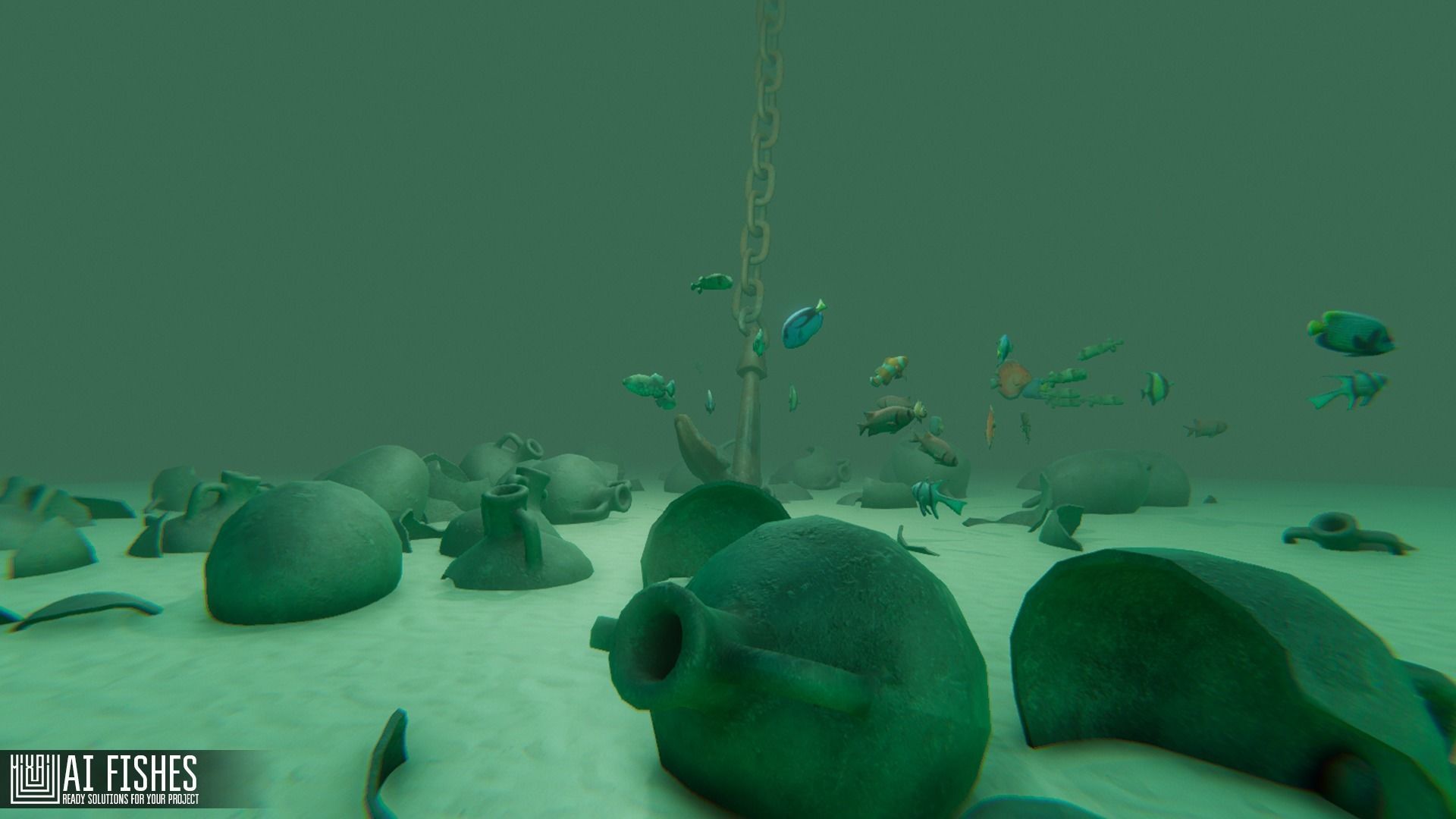 AI Fishes - ready solutions for your project for Unity Low-poly 3D model_2