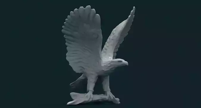 Eagle 3d Model statue