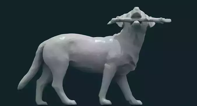 3D Dog Model