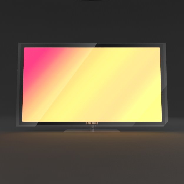 Samsung 3D plasma TV 50 3D model_1