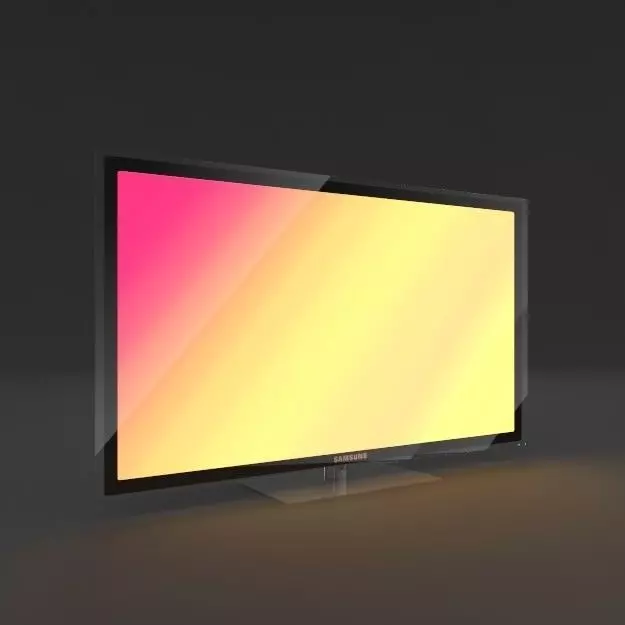Samsung 3D plasma TV 50 3D model_0