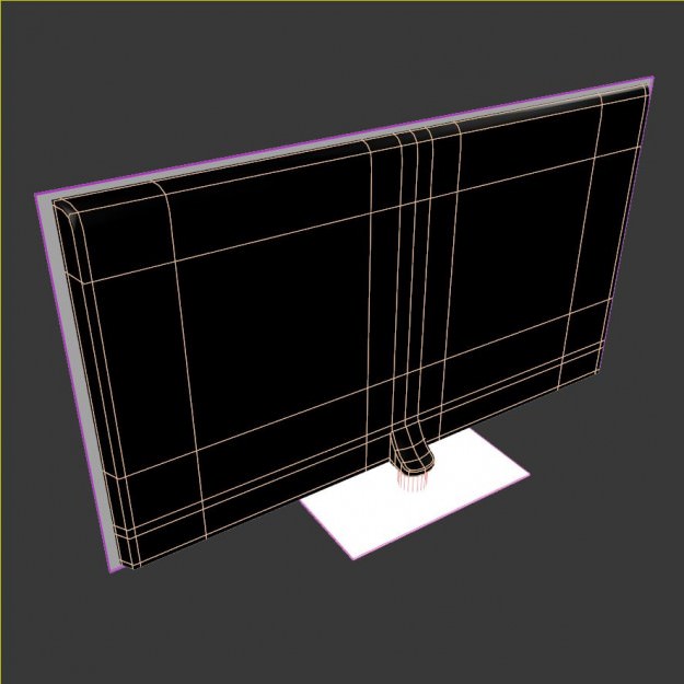 Samsung 3D plasma TV 50 3D model_4