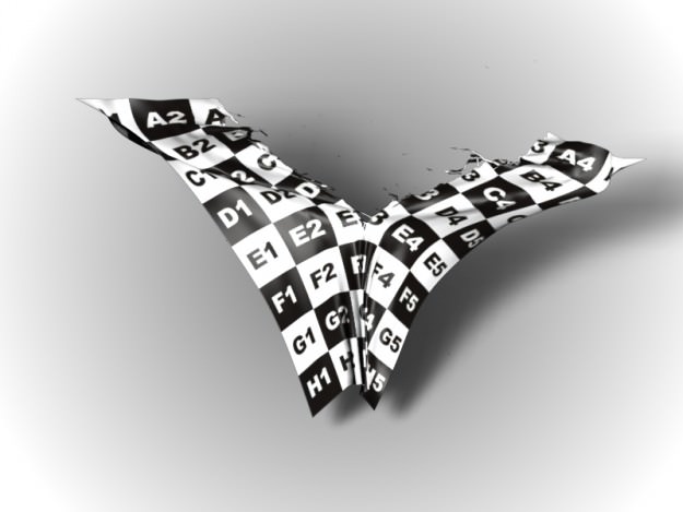 Torn Cloth 3D model_8