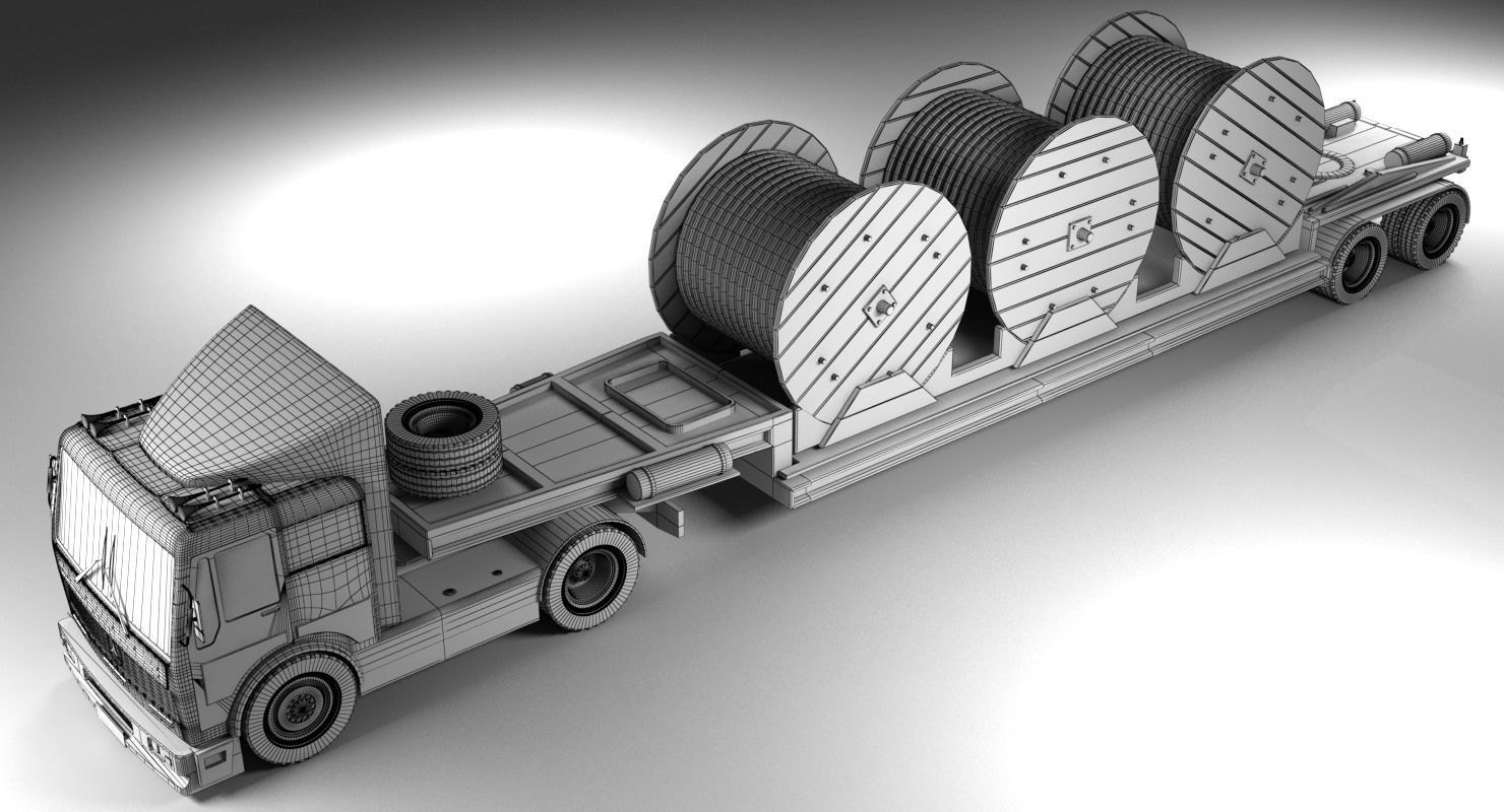 HGV Truck 08 3D model_4