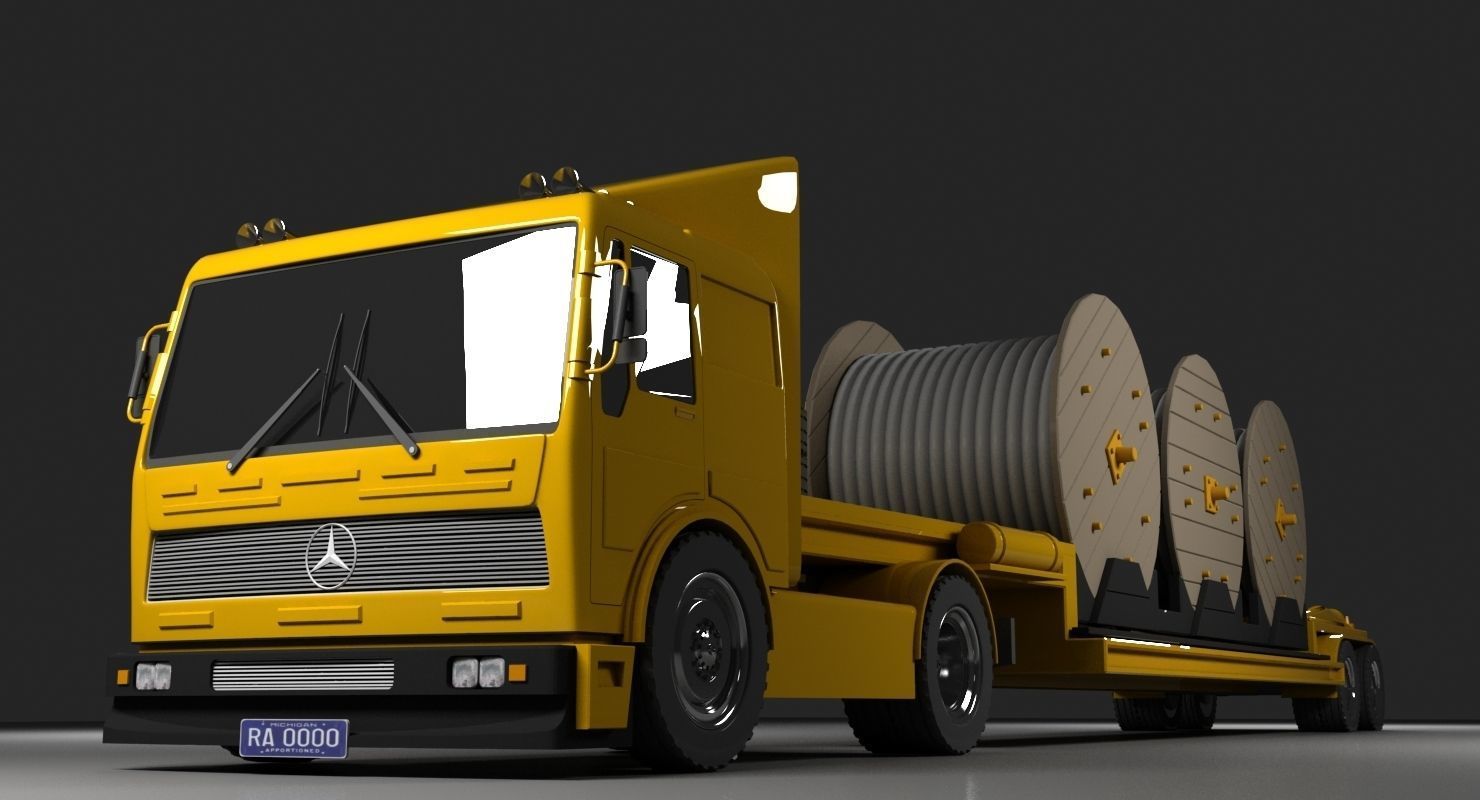 HGV Truck 08 3D model_2