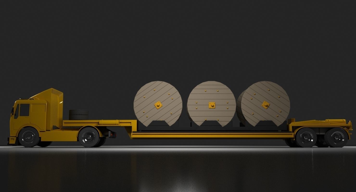 HGV Truck 08 3D model_3