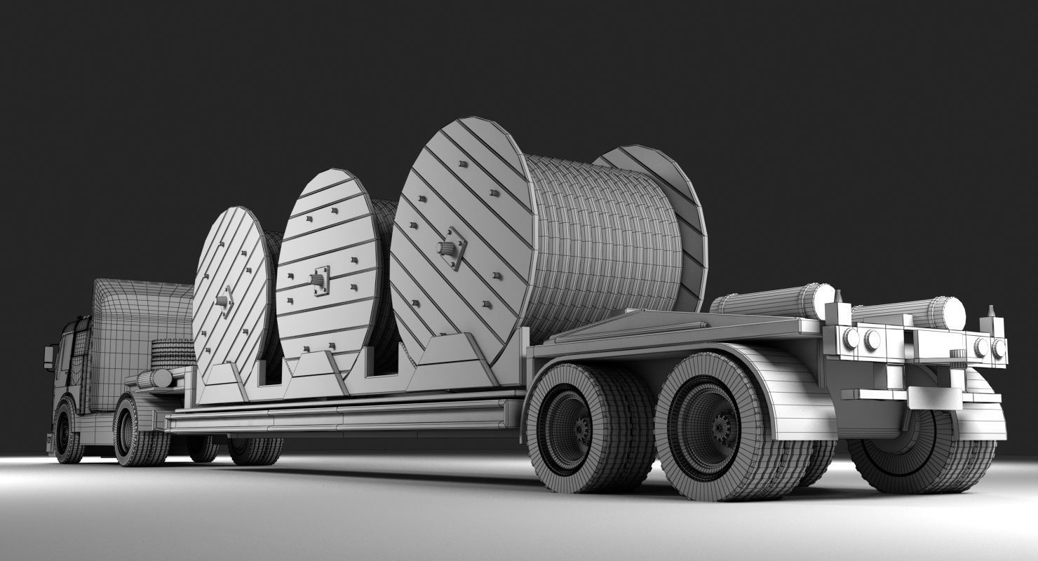 HGV Truck 08 3D model_5