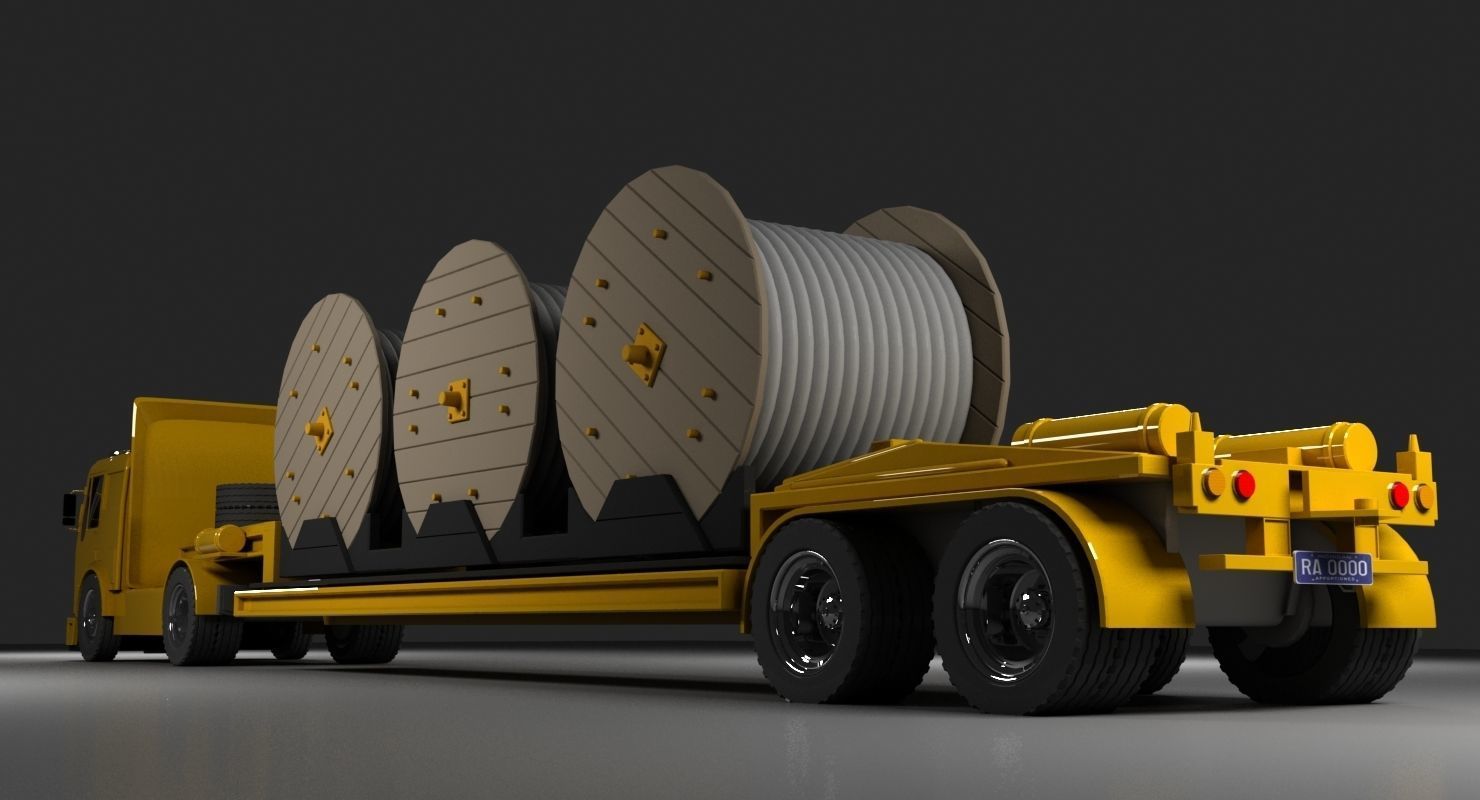 HGV Truck 08 3D model_1