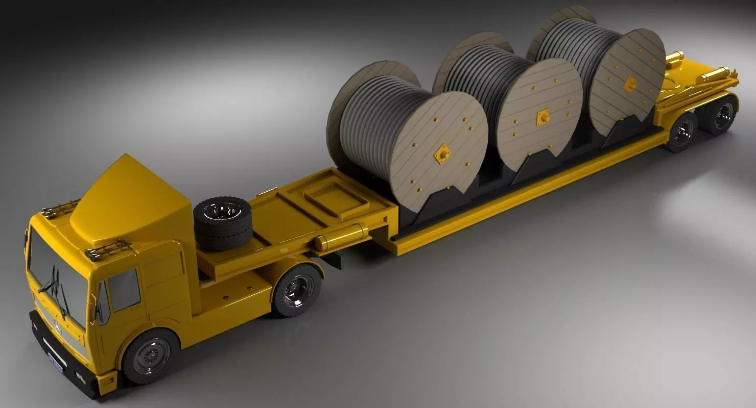 HGV Truck 08 3D model_0