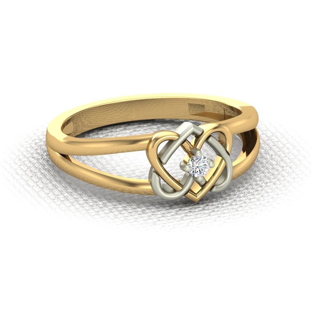 Heart Ring 3D print model_2