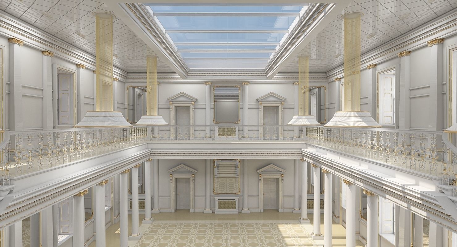 Grand Hall lobby 3D model_14
