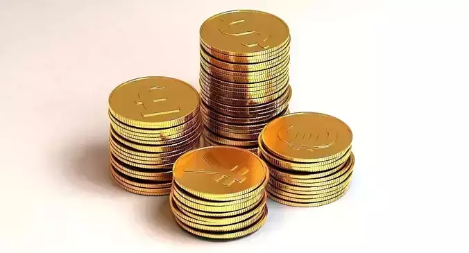 Gold Coins 3D model