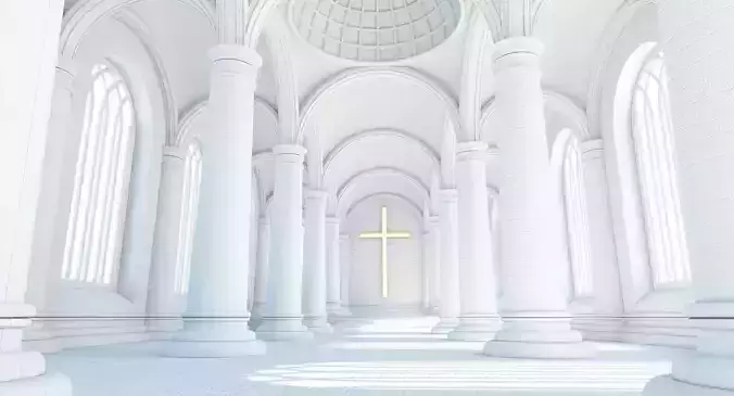 Cathedral Interior 3 3D model