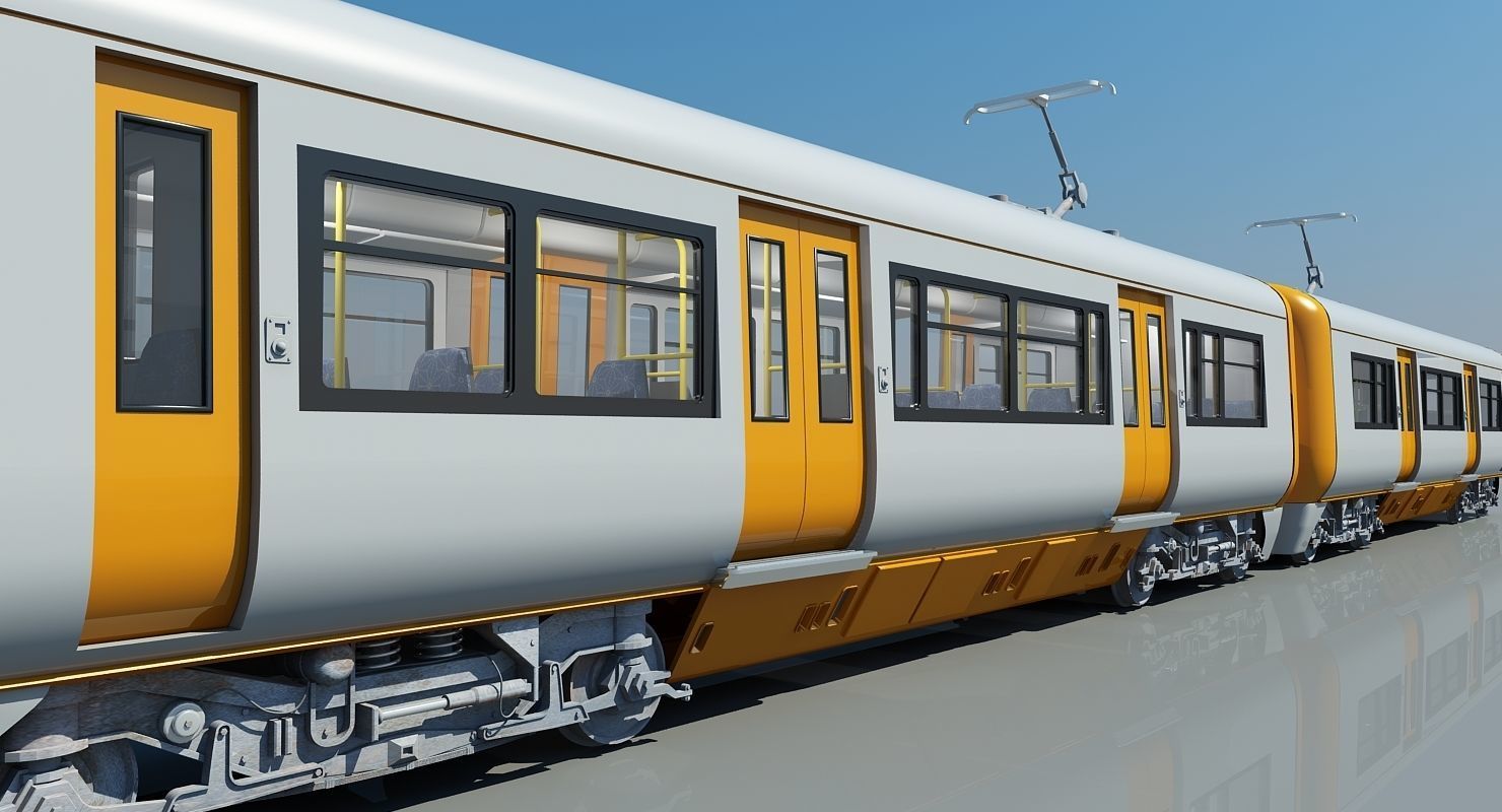 3D Train 05 3D model_4