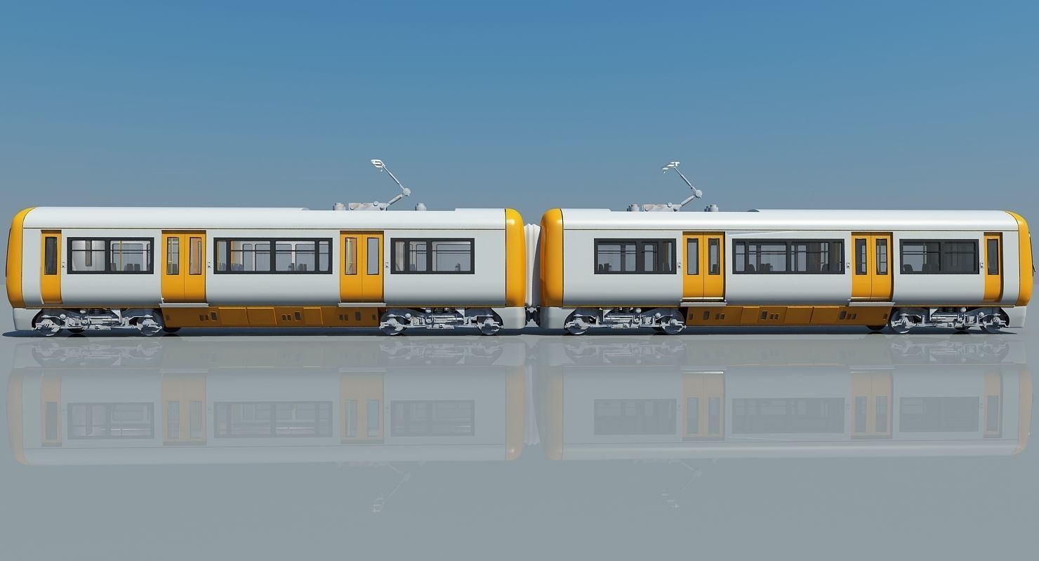 3D Train 05 3D model_9