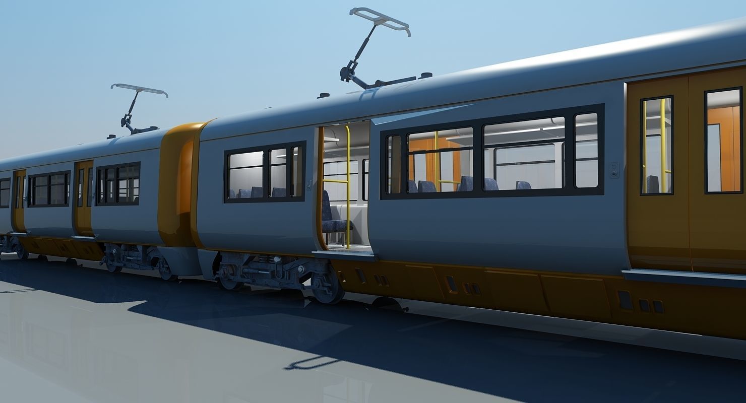 3D Train 05 3D model_5