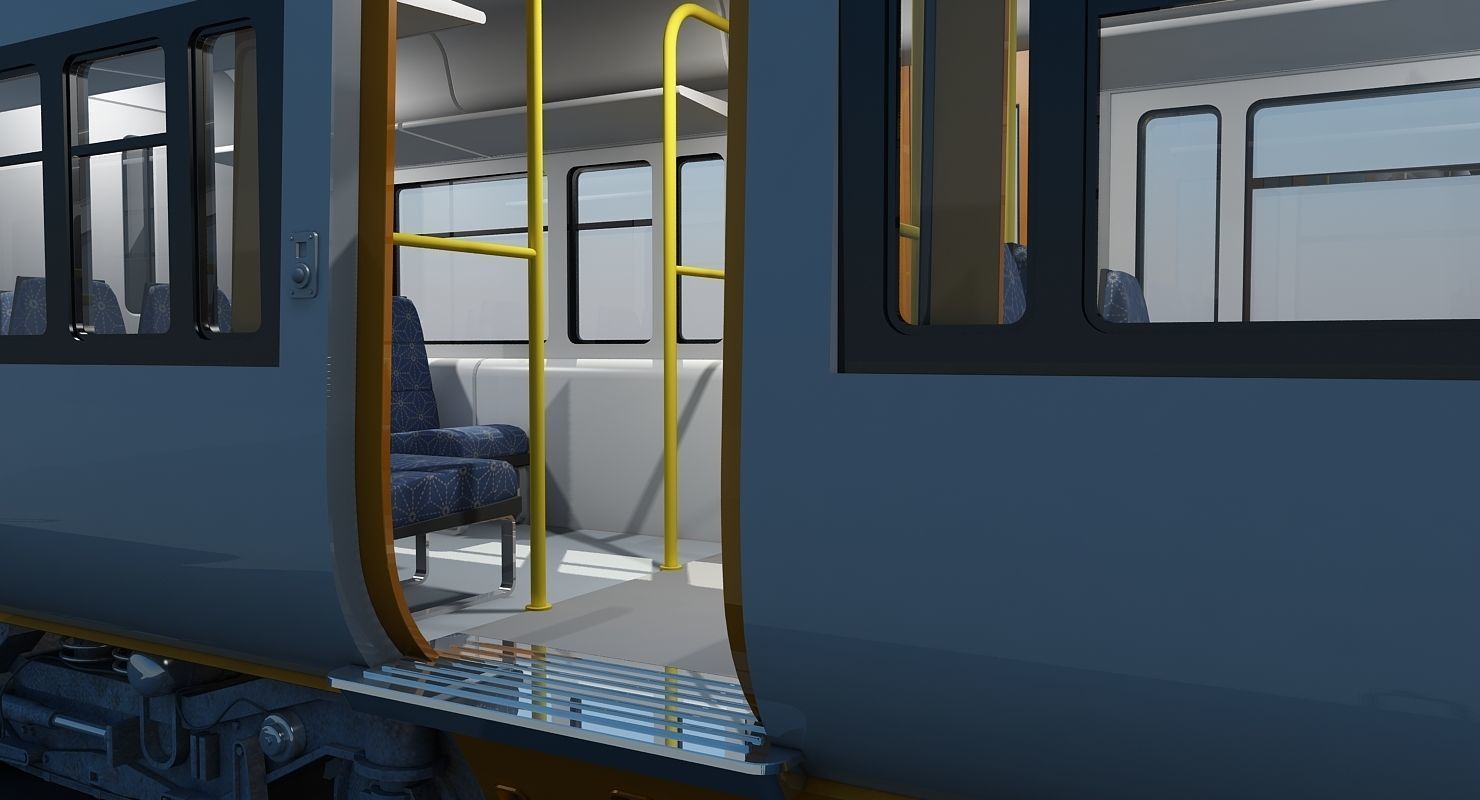 3D Train 05 3D model_8