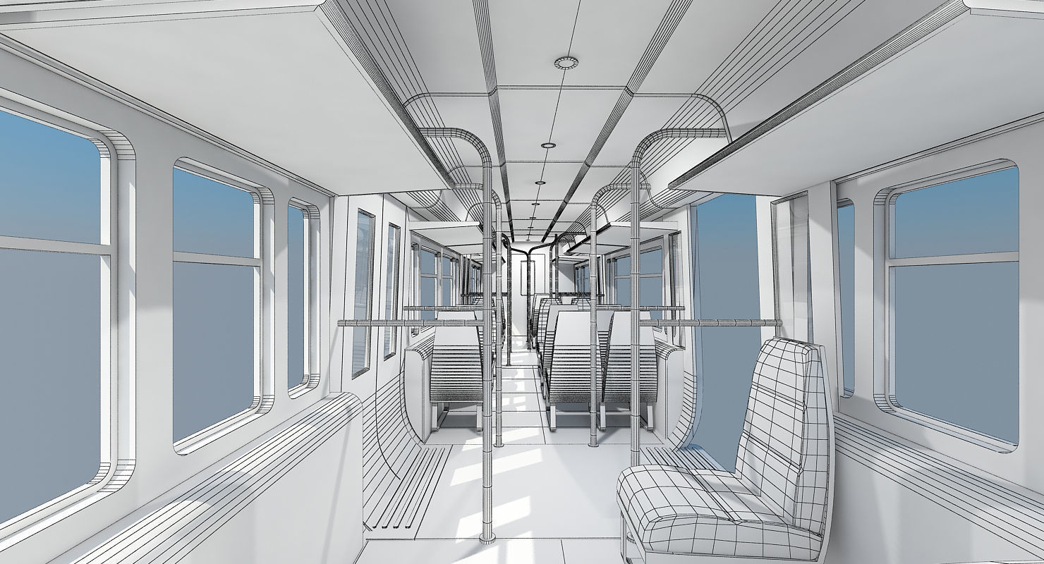 3D Train 05 3D model_12