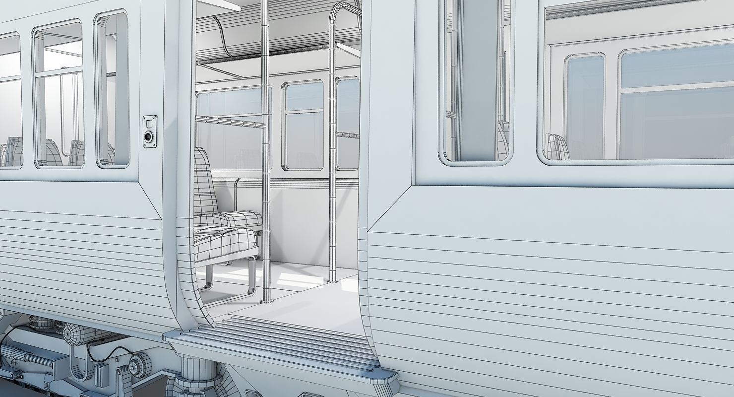 3D Train 05 3D model_14