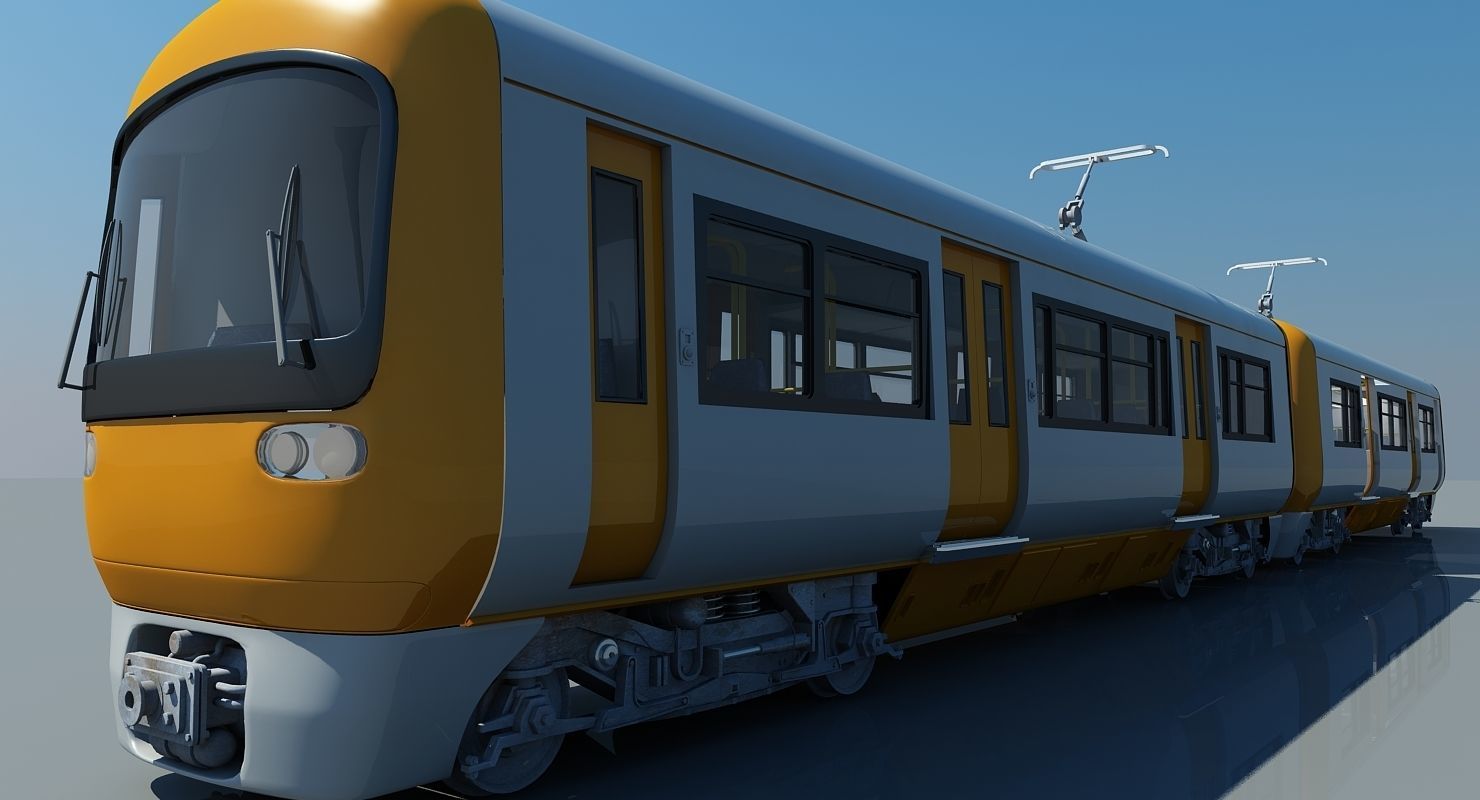 3D Train 05 3D model_6