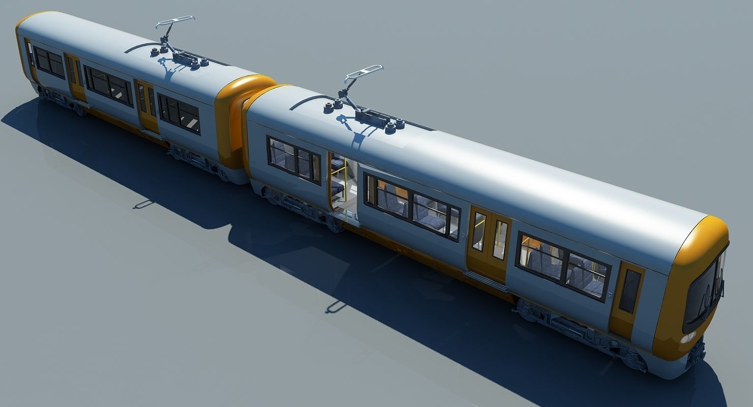 3D Train 05 3D model_7