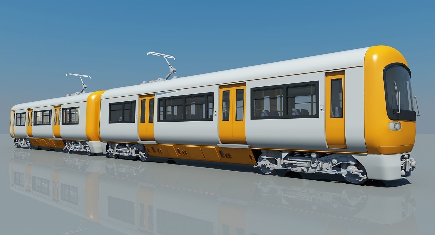 3D Train 05 3D model_3