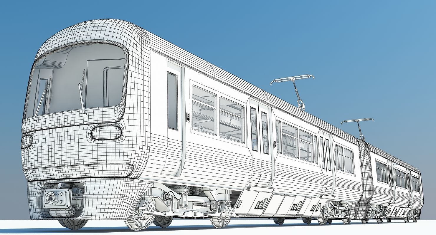 3D Train 05 3D model_13