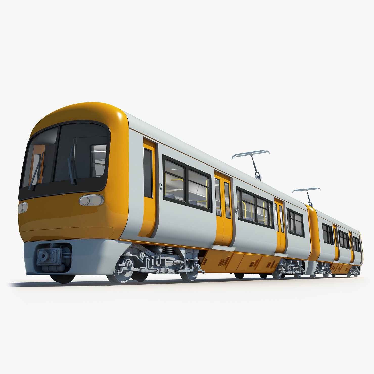3D Train 05 3D model_1