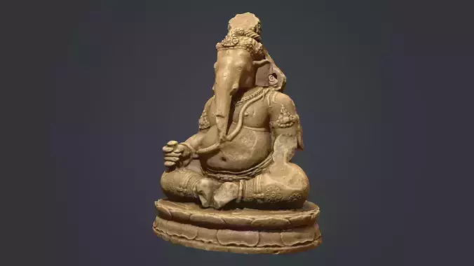 Ancient Statue High-poly 3D model