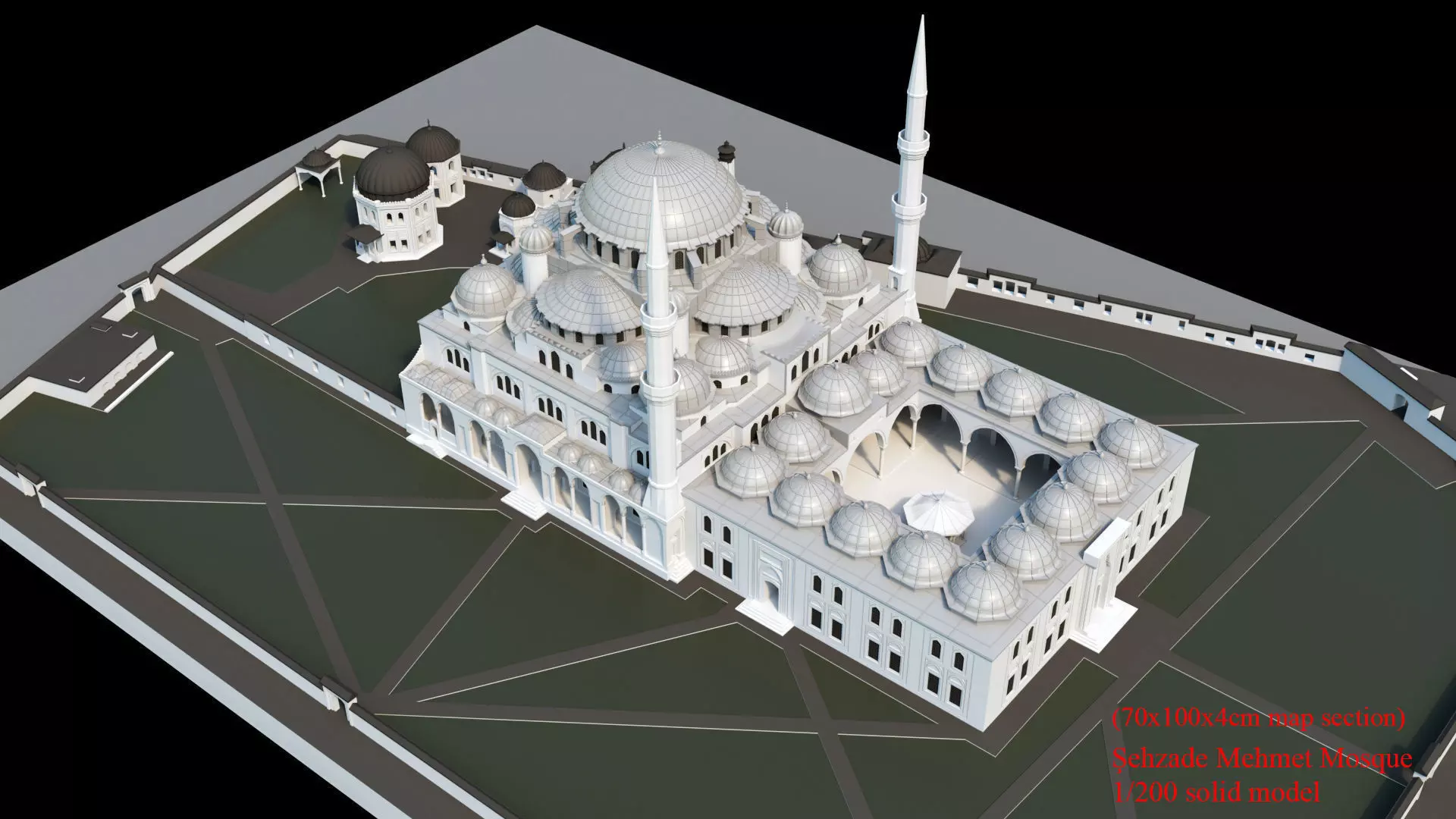 sehzade mehmet cami 3D print model_0