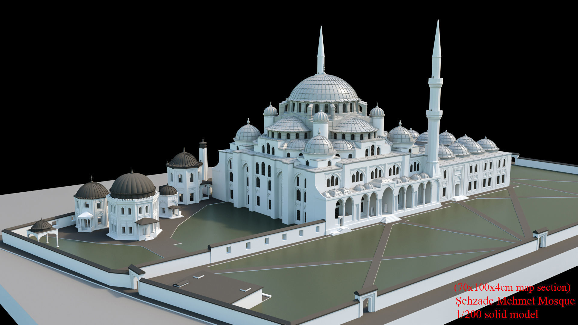 sehzade mehmet cami 3D print model_1