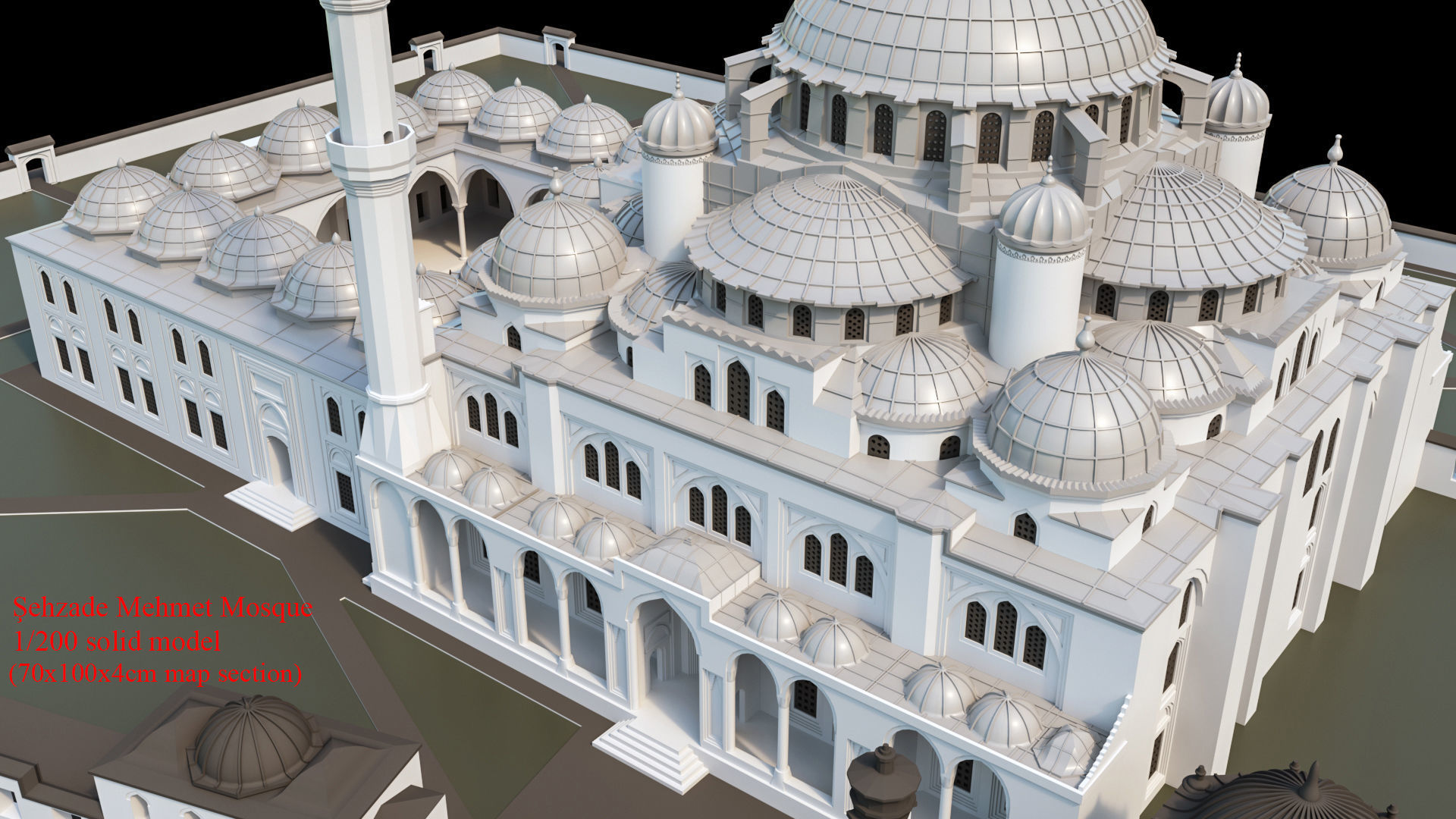 sehzade mehmet cami 3D print model_5