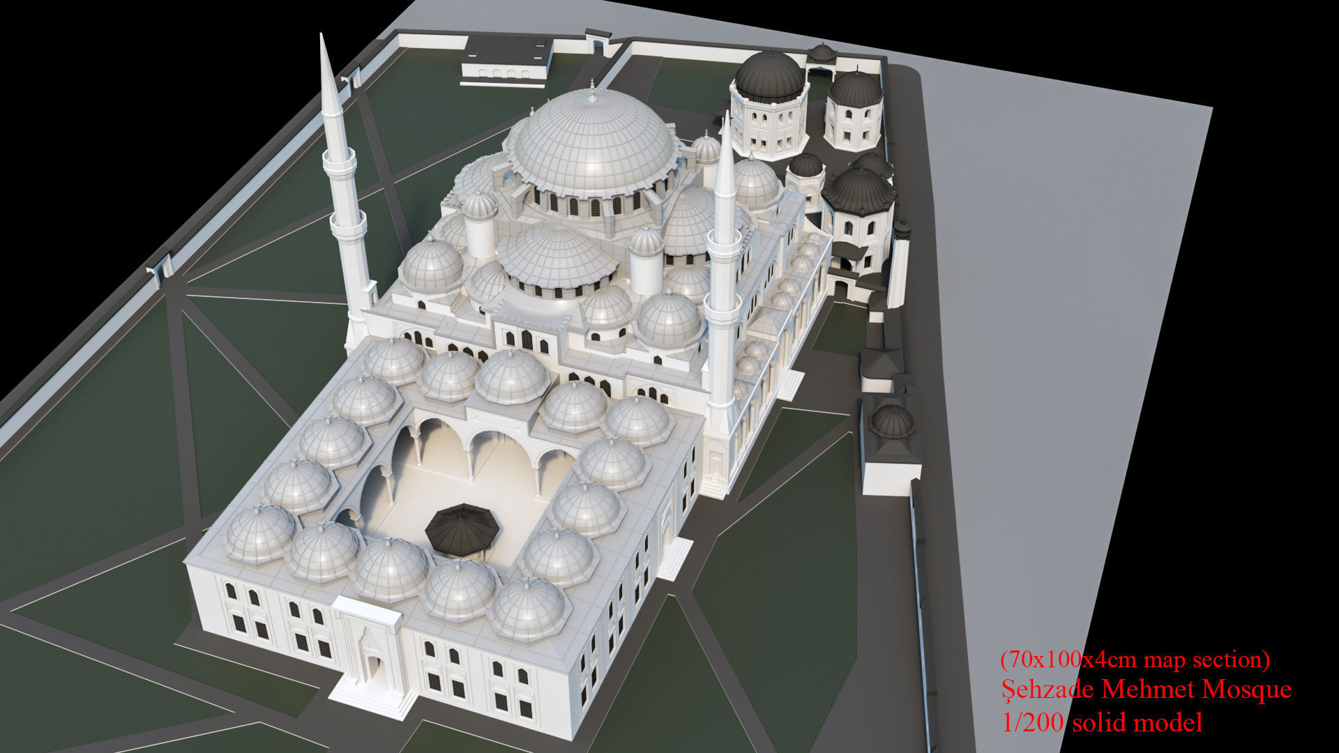 sehzade mehmet cami 3D print model_6