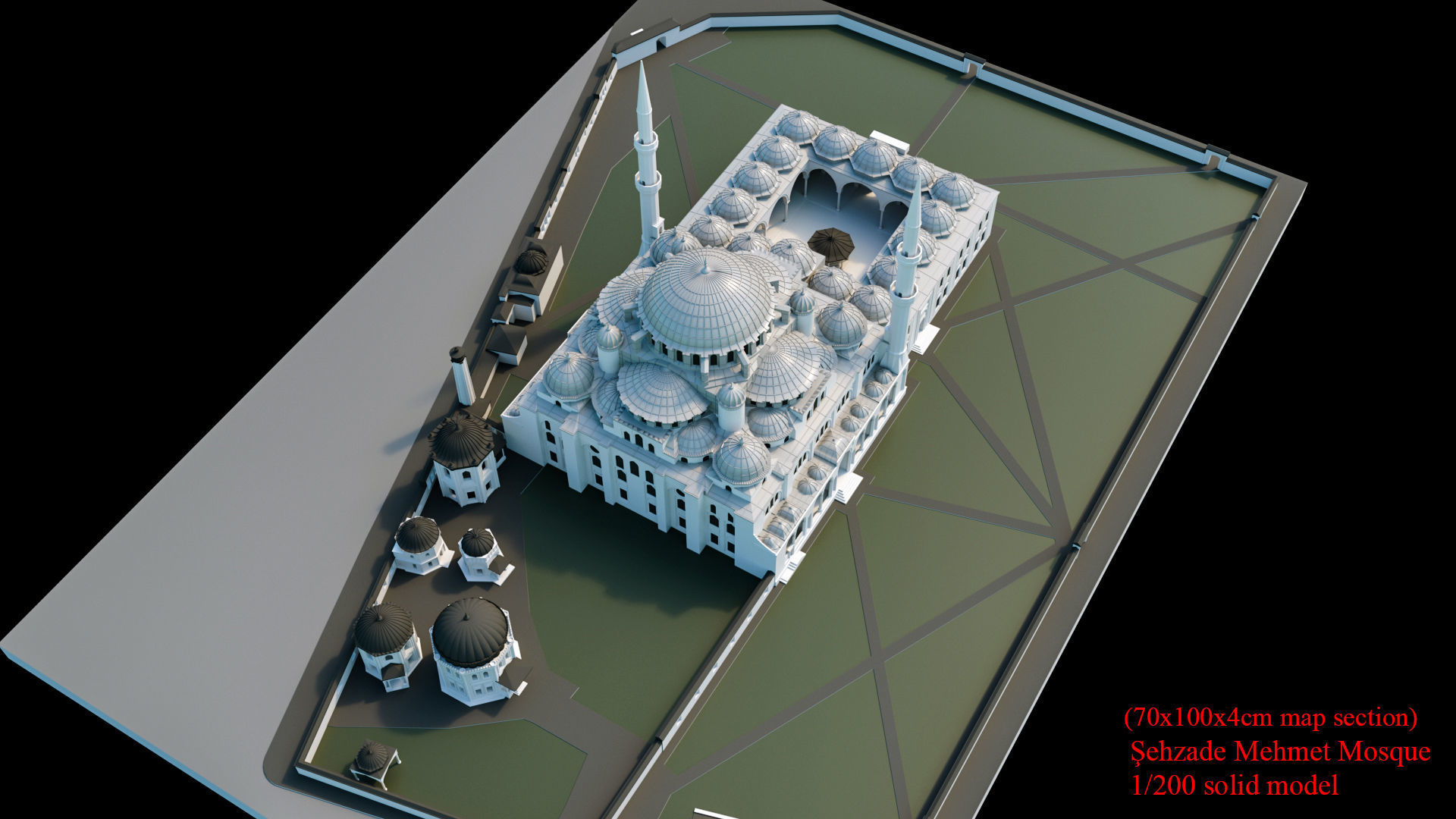 sehzade mehmet cami 3D print model_4