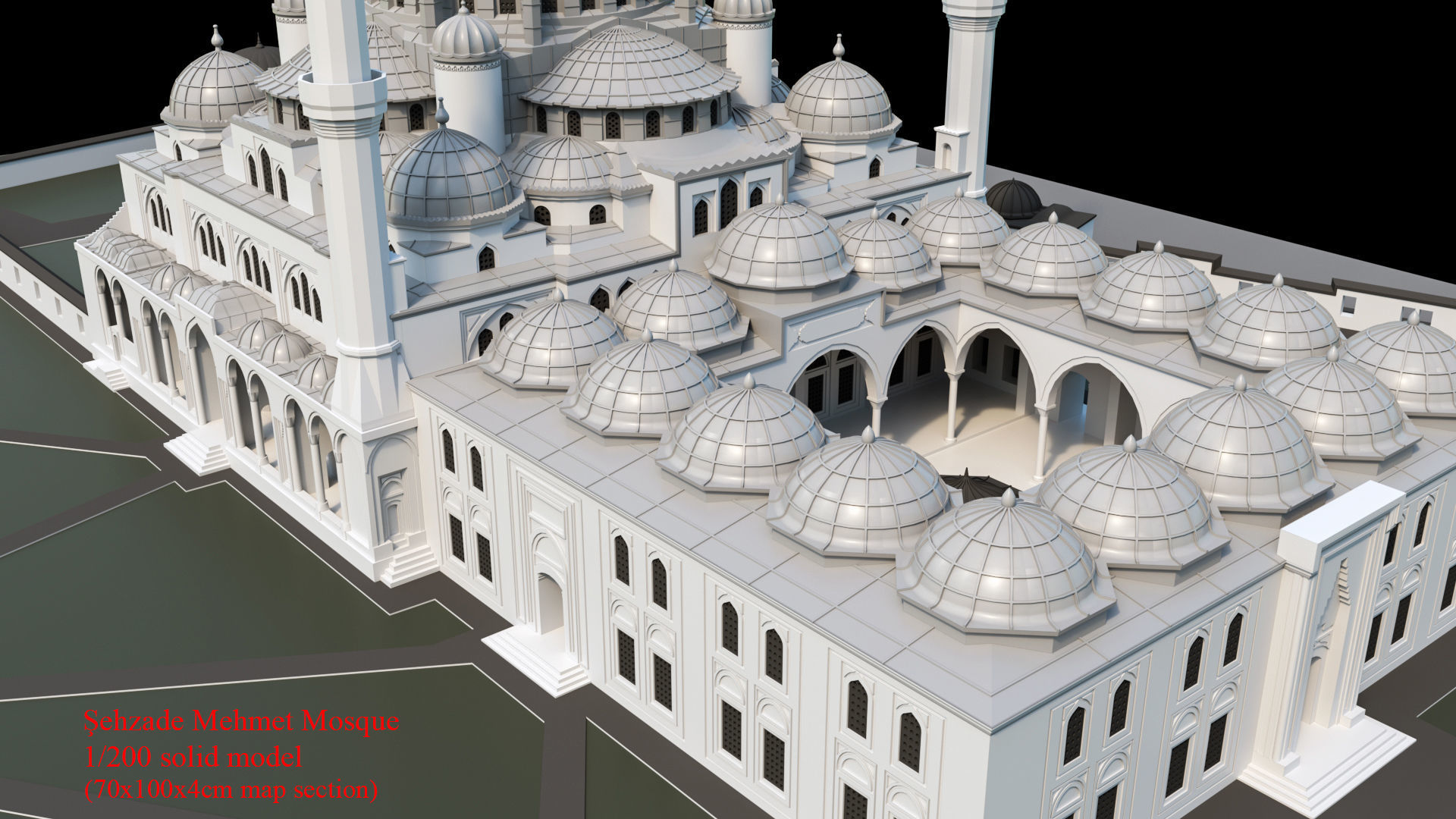 sehzade mehmet cami 3D print model_9