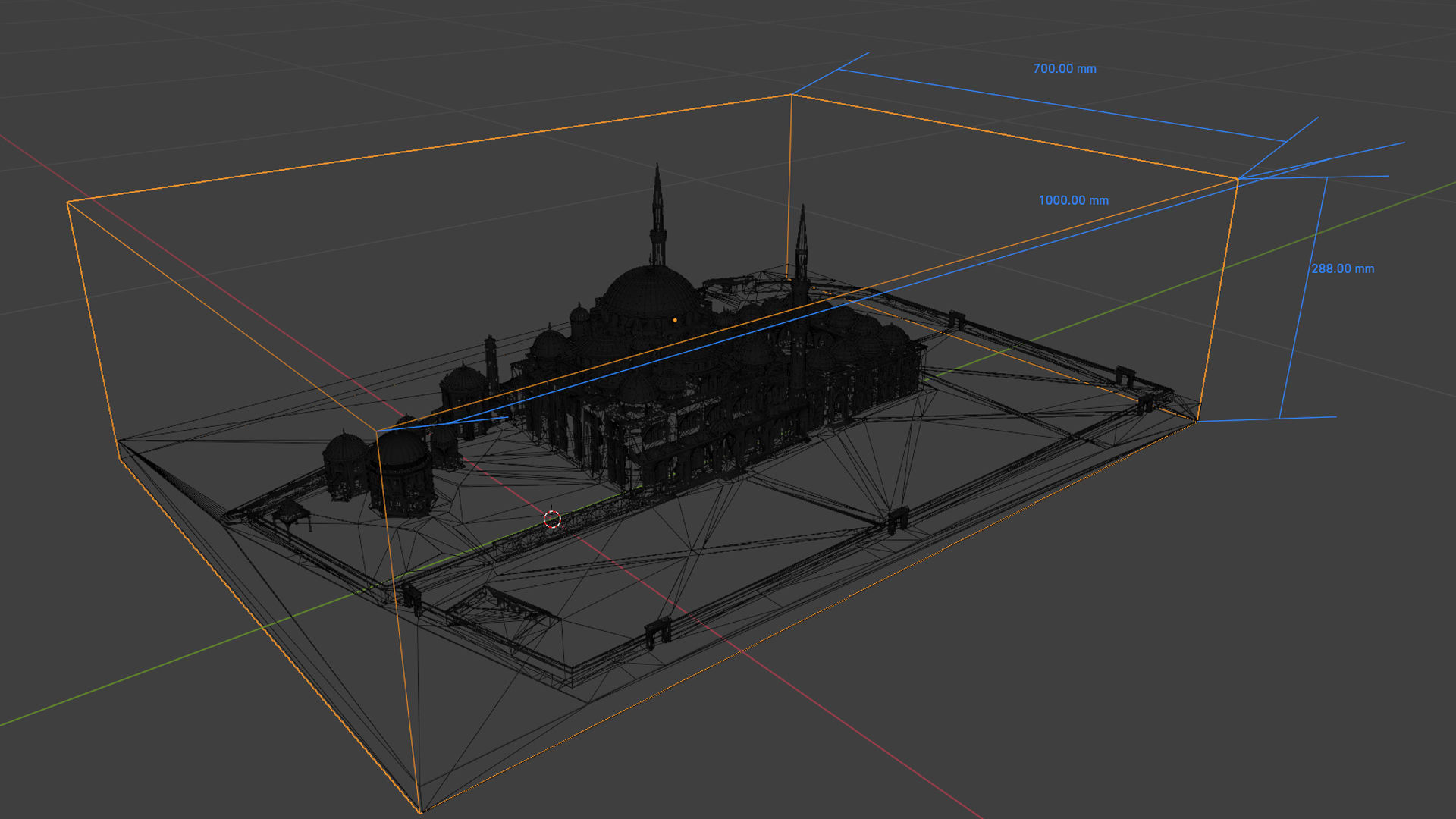 sehzade mehmet cami 3D print model_15