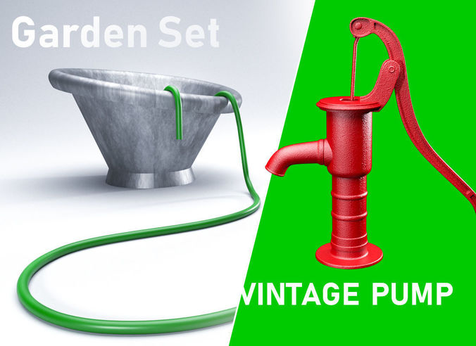 Backyard Water Pump 3D model