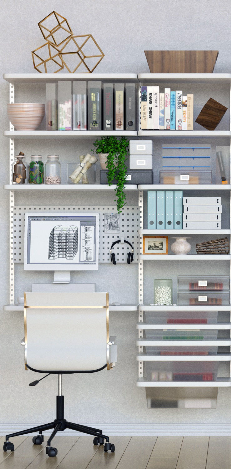 Decor for office 4 3D model_3