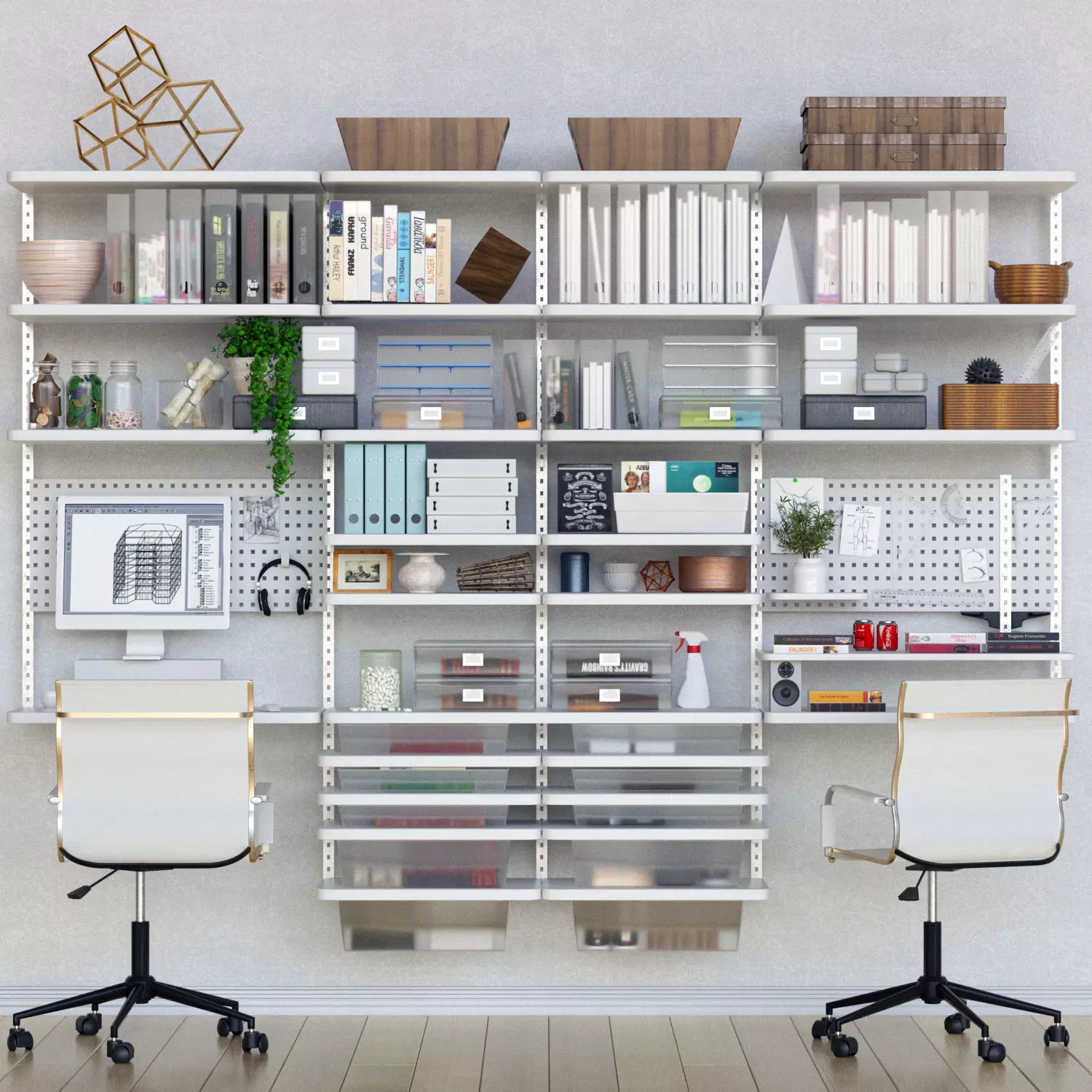 Decor for office 4 3D model_0