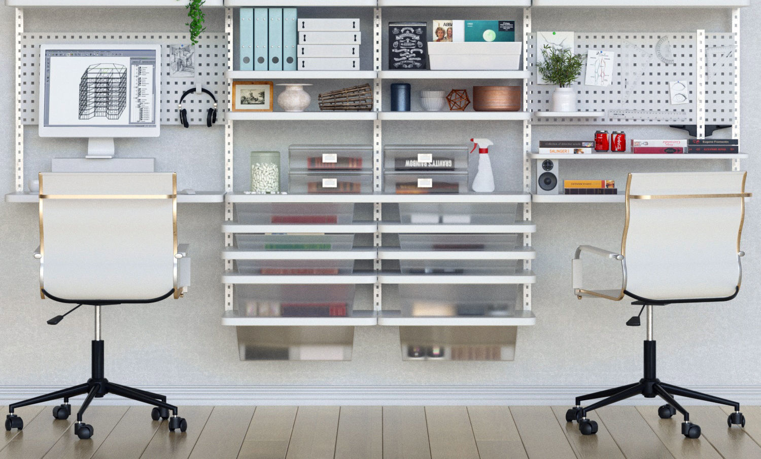 Decor for office 4 3D model_4