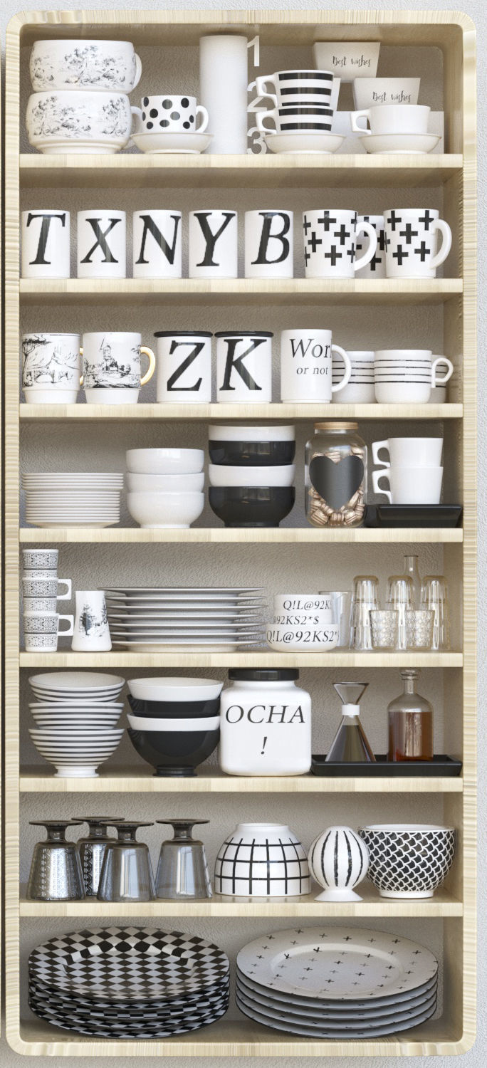 Trifles for the kitchen 3D model_4