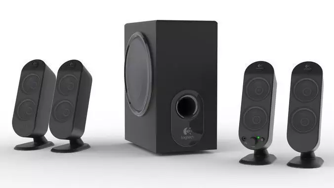 Speakers home theater speaker system Free 3D model