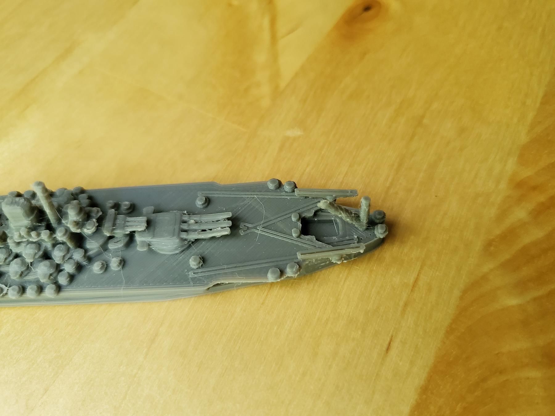 Japanese Yamato Class Battleship 3D print model_6